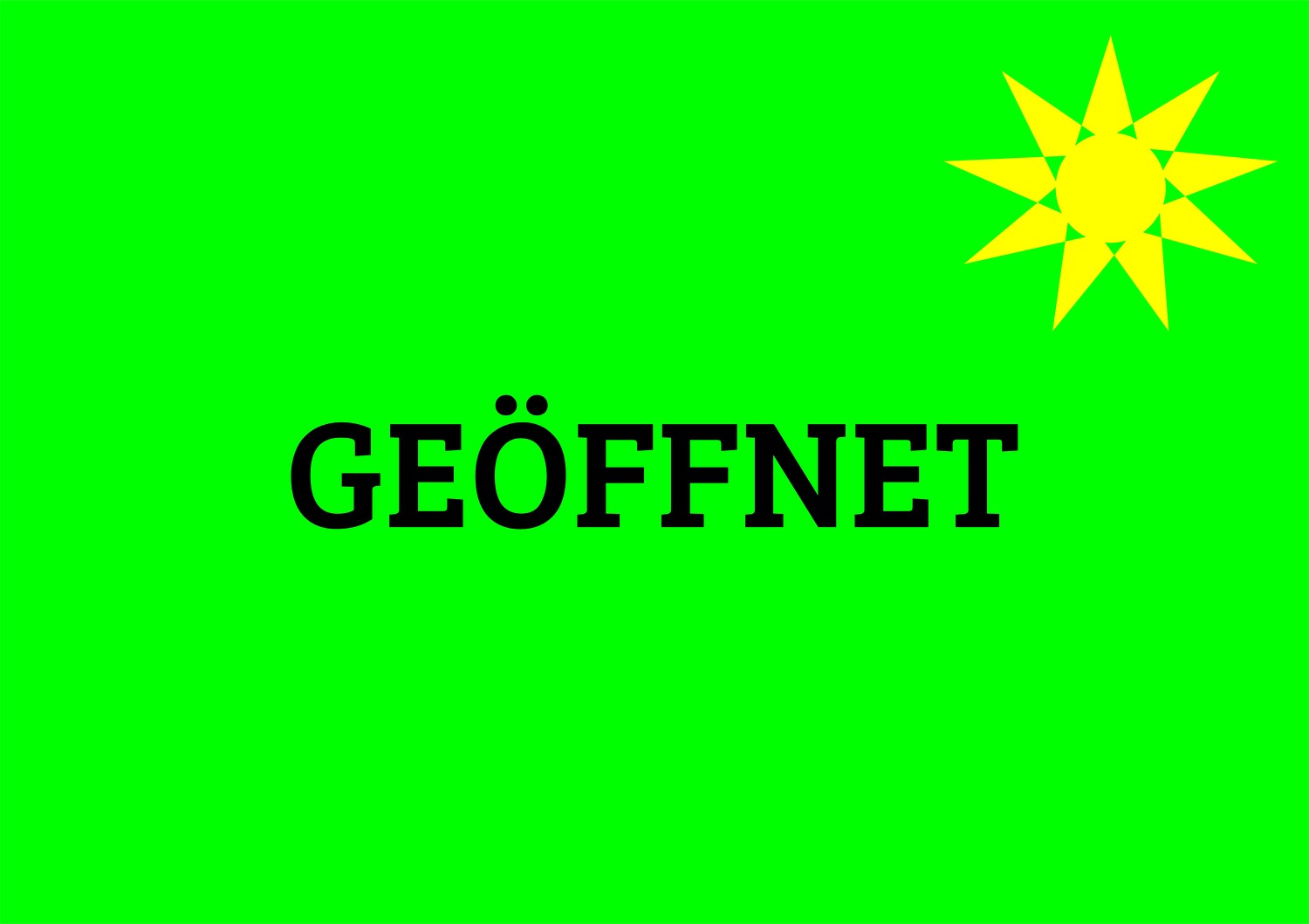 Sommeröffnungszeiten
