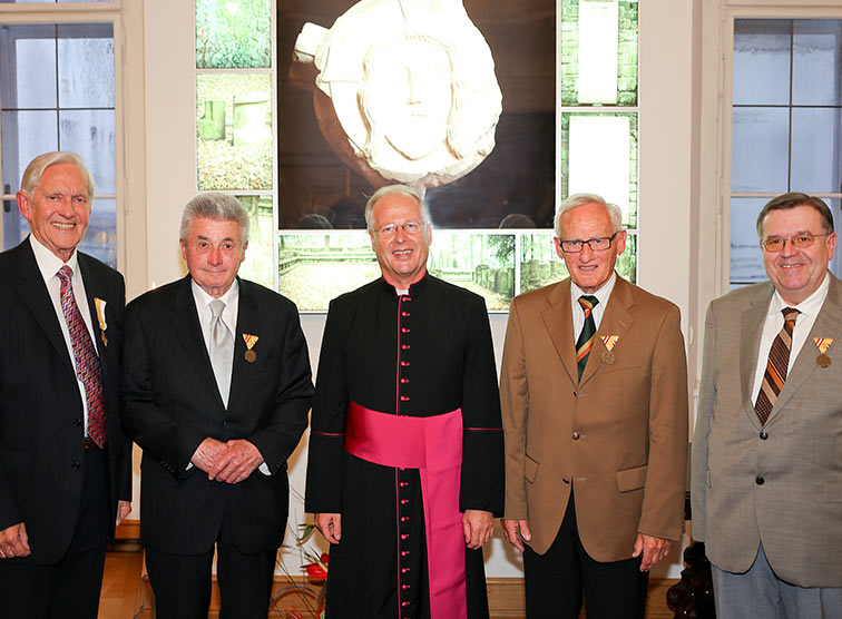 Diözesane Ordensverleihung am 16. Oktober 2015, 16.00 Uhr, durch Herrn Bischofsvikar Msgr. Dr. Rupert STADLER