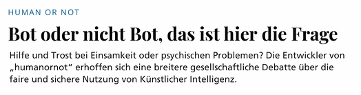 Beispiel für Verfremdung