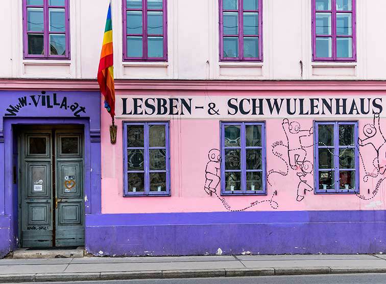 Das Lesben- und Schwulenhaus in Wien