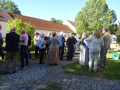 Feier in der Kirche in Ameis