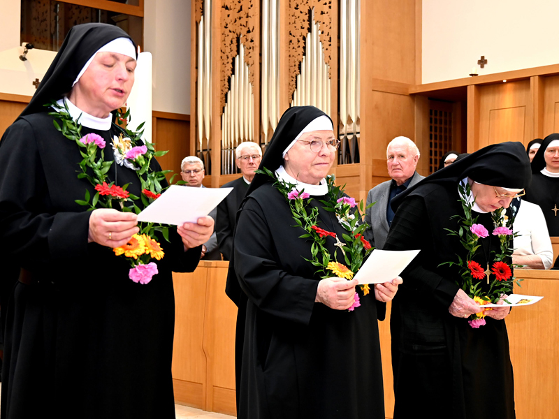 Professjubiläum von drei Wiener Benediktinerinnen