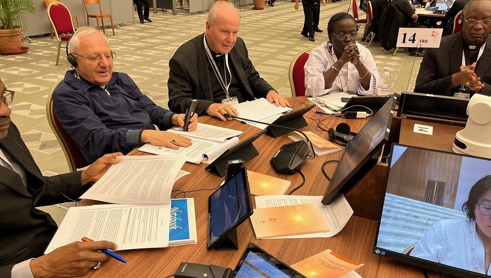 Kardinal Schönborn bei Synode