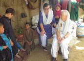 Claudia Villani mit Dr. Ruth Pfau in Pakistan / Missio