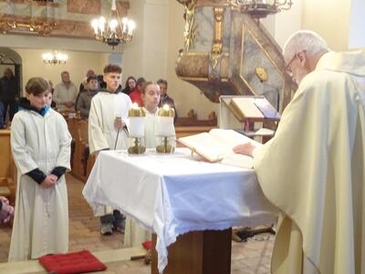 Gottesdienst in Ameis