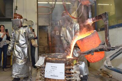 Besichtigung der Glockengießerei Grassmayr und Glockenguss