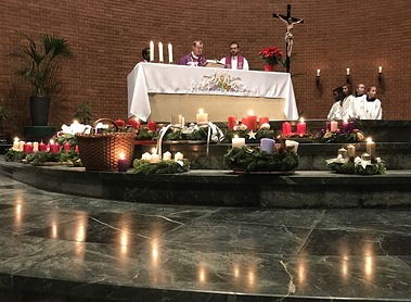 Adventkranzweihe in Unterheiligenstadt