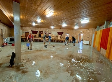 Überflutetes Pfarrheim Unterheiligenstadt