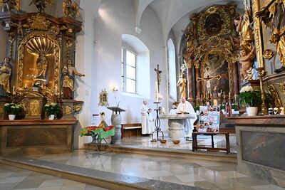 Gottesdienst in der Kirche Gnadendorf