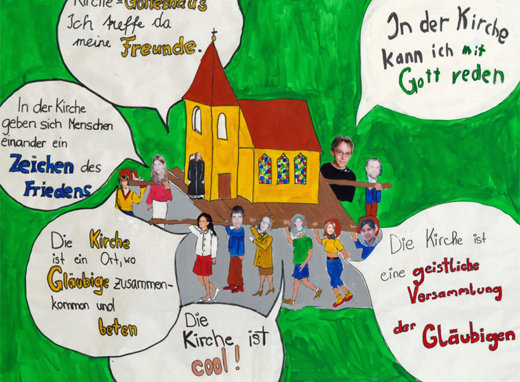 Zeichnung was Kirche ist
