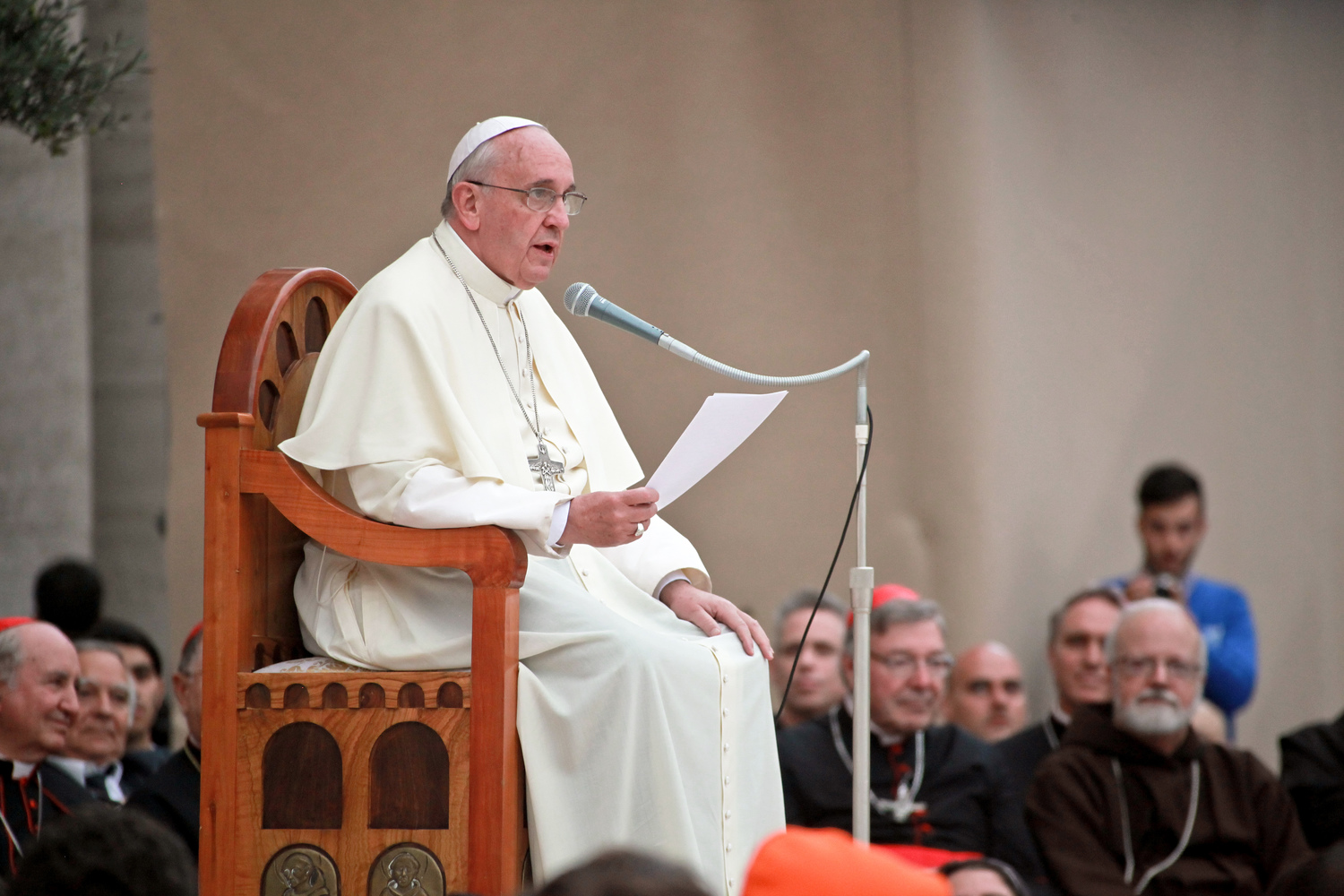 Papst Franziskus, Ansprache, Rede