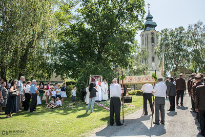 Prozession zu den Altären