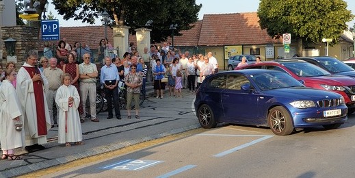 Christophorus-Fahrzeug-Segnung in Bockfließ (im Jahr 2019)