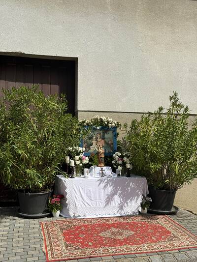 Fronleichnamsprozession in Michelstetten