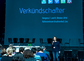 Verkündschafter 2016, Österreichischer Kongress für Pfarrliche ÖffentlichkeitsarbeitBotschaft, Verkündigung, Kundschafter – all das steckt in „Verkündschafter“, dem Titel einer erstmals stattfindenden Tagung zum Thema pfarrliche Öffentlichkeitsarbei