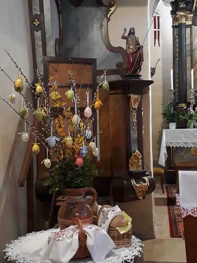 Osterkerze in Grafensulz