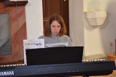 Begrüßung und Verabschiedung der Minis