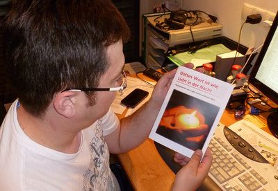 Vorbereitungsarbeiten zur Langen Nacht der Kirchen 2015