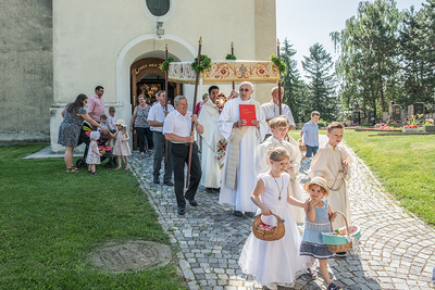 Prozession zu den Altären