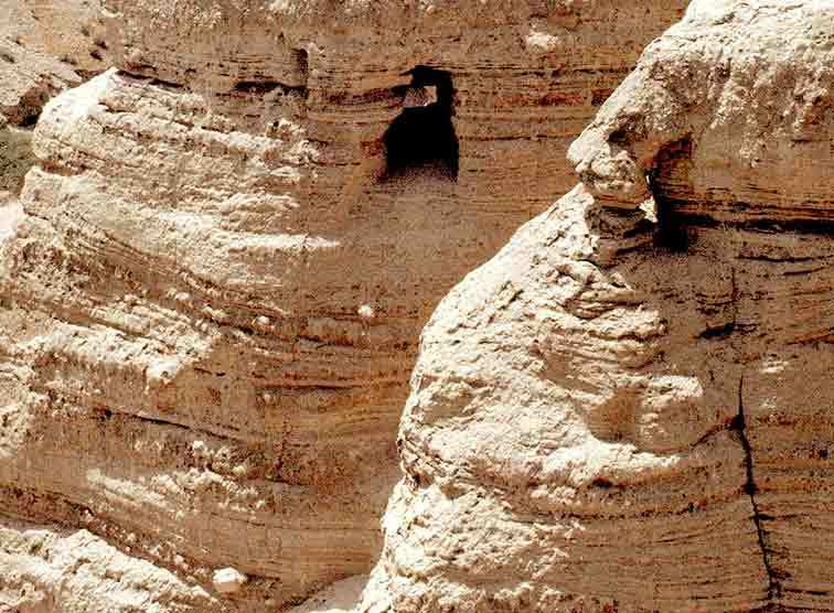 Qumran, Höhlen / Fundstellen der Bibelrollen Heiliges Land, 