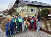 Sternsinger in der Pfarre Staatz