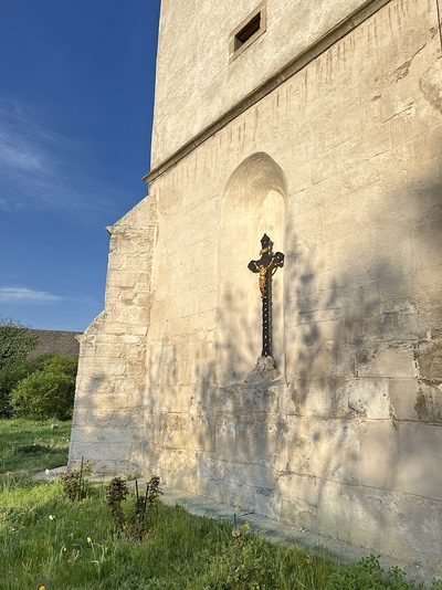 Kirchturm Kreuz aussen, Pfarrkirche Weigelsdorf