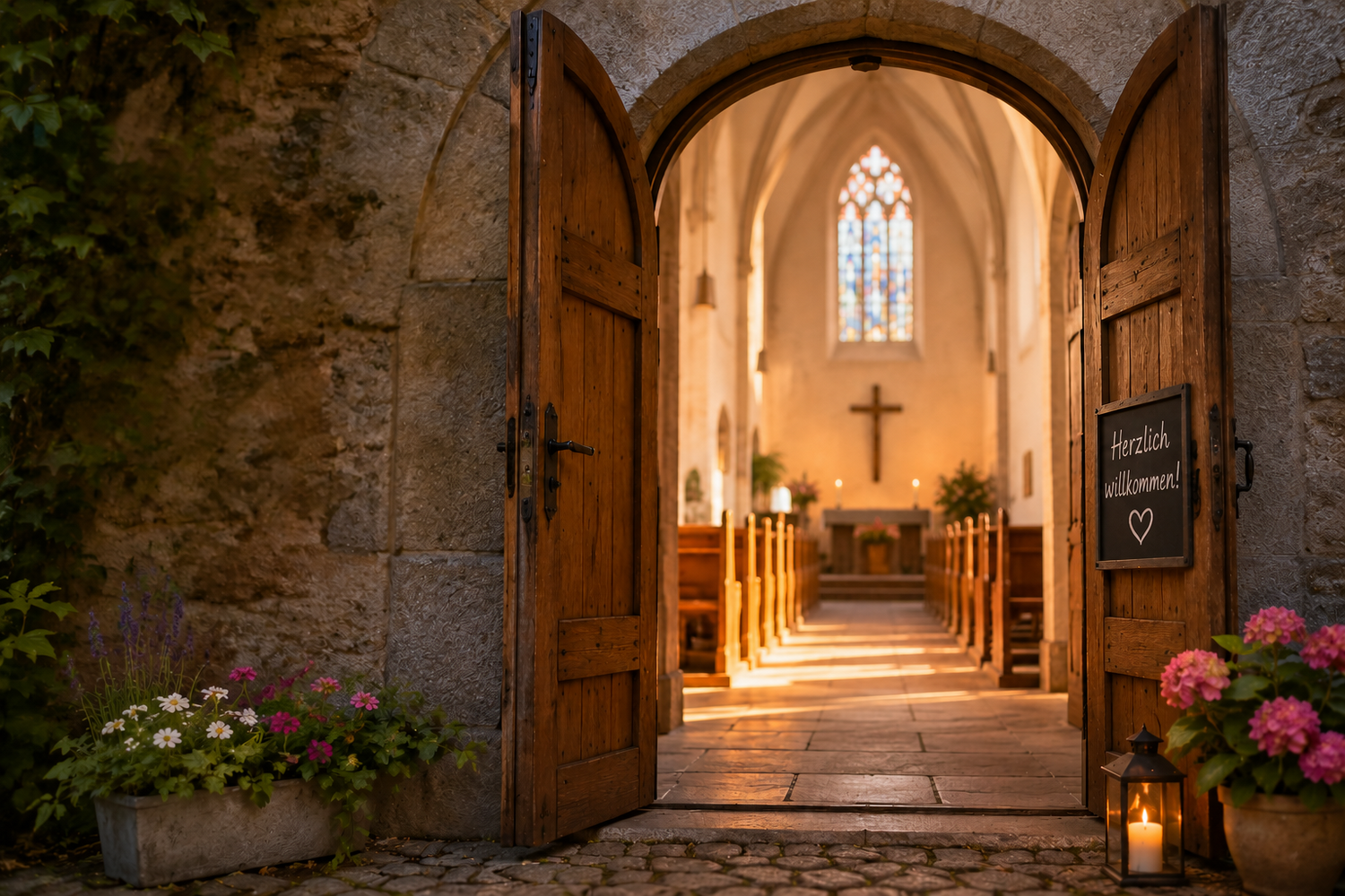 Offene Kirche + offene Herzen