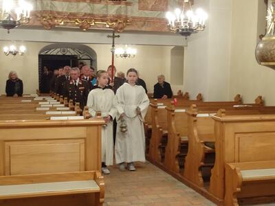 Feier der Osternacht in Ameis