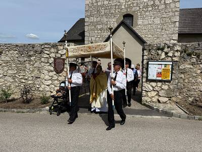 Fronleichnamsprozession in Michelstetten