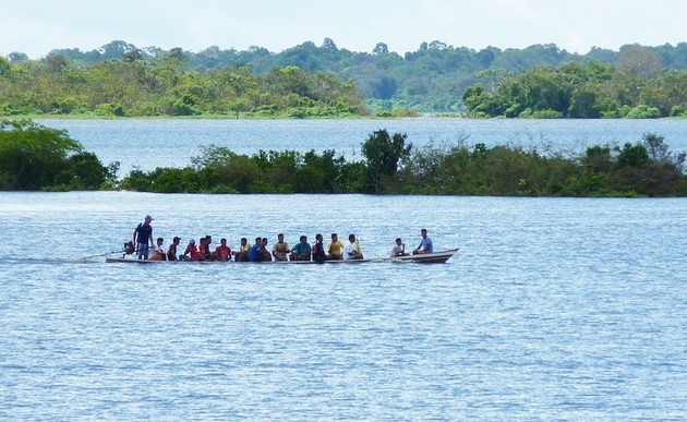 Boot auf dem Amazonas 