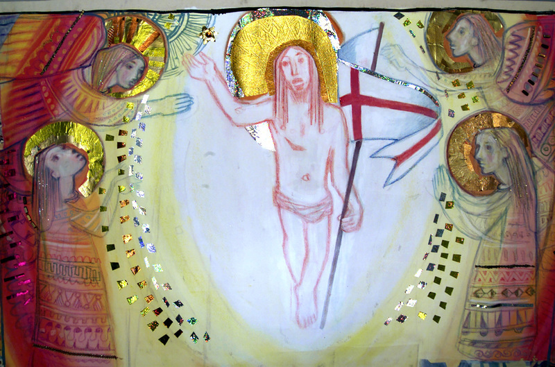 3925.jpg / Franz Josef Rupprecht Himmelfahrt Christi. Detail aus dem gr