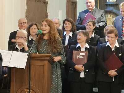 Darbietungen in der Kirche in Asparn/Zaya