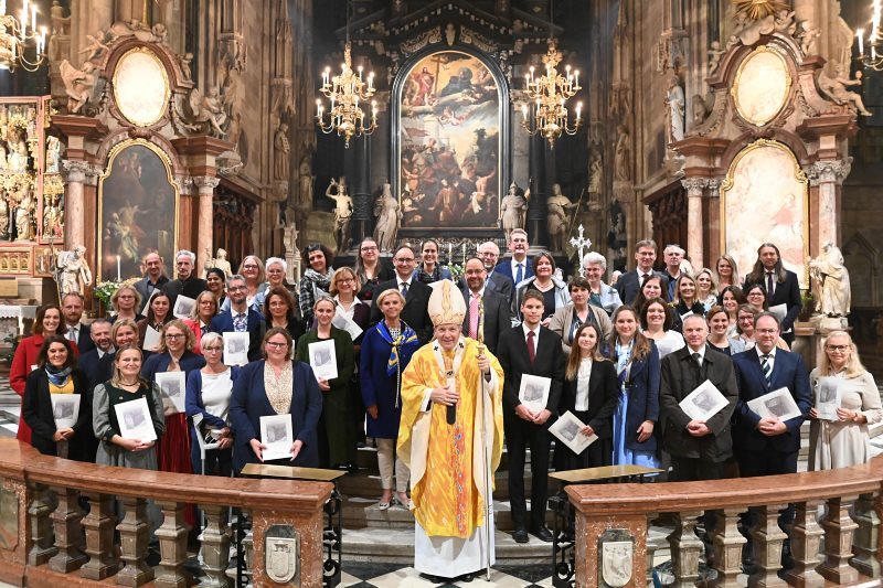 Religionslehrer gratulierten Schönborn zum Bischofs-Jubiläum