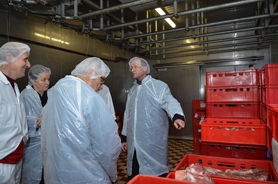 Besuch Wurstproduzent Hiess