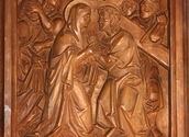 4. Station: Jesus begegnet seiner Mutter, Maria.