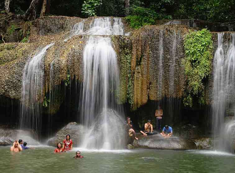 Wasserfall - Erawan - Nationalpark
