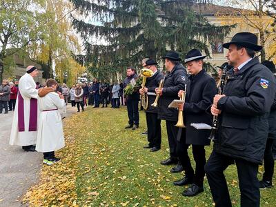 Friedhofsgang in Gnadendorf