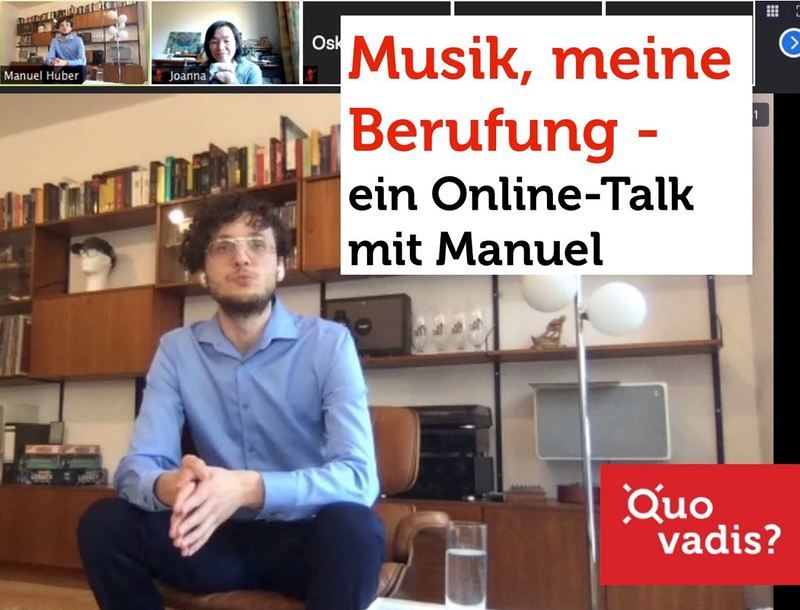 Ein Online-Talk mit Manuel Huber über Berufung: Von der Leidenschaft