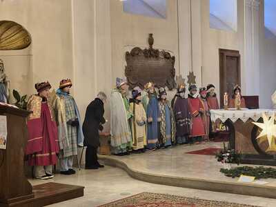 Sternsingergruppen der Pfarre Asparn/Zaya