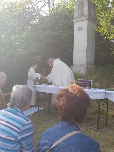 Bittgang zum Preußenkreuz