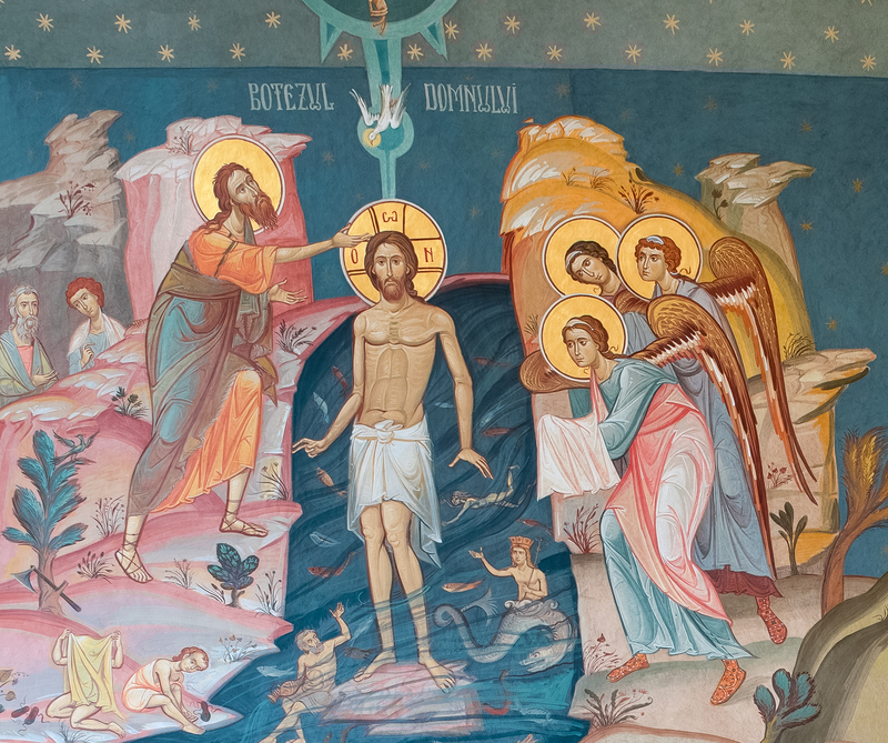Taufe Jesus durch Johannes den Täufer