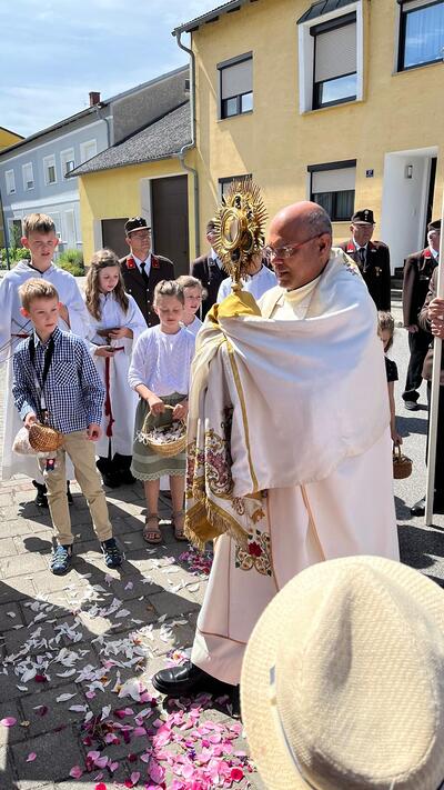 Fronleichnamsfest in Wenzersdorf