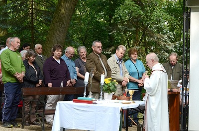 Die Jagdgesellschaft Gnadendorf lud zur Jägermesse bei der Bildeiche ein.