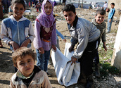 Kinder im Flüchtlingslager / Sam Tarling / Caritas Österreich