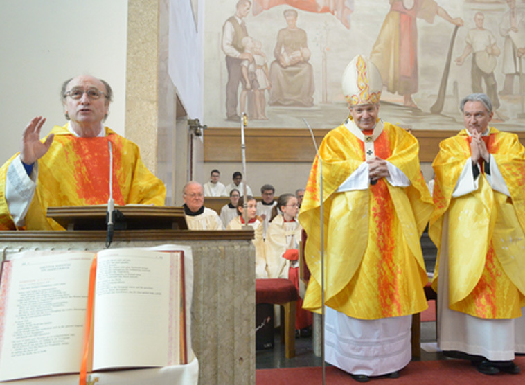 P. Dinauer, Kardinal Schönborn, Bischofsvikar Schutzki