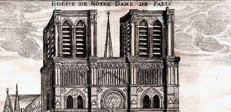 Kathedrale Notre-Dame de Paris – Ansicht aus dem Jahr 1776