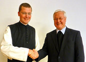 Pater Johannes Paul Chavanne und Pater Bernhard Maier/Stift Heiligenkreuz