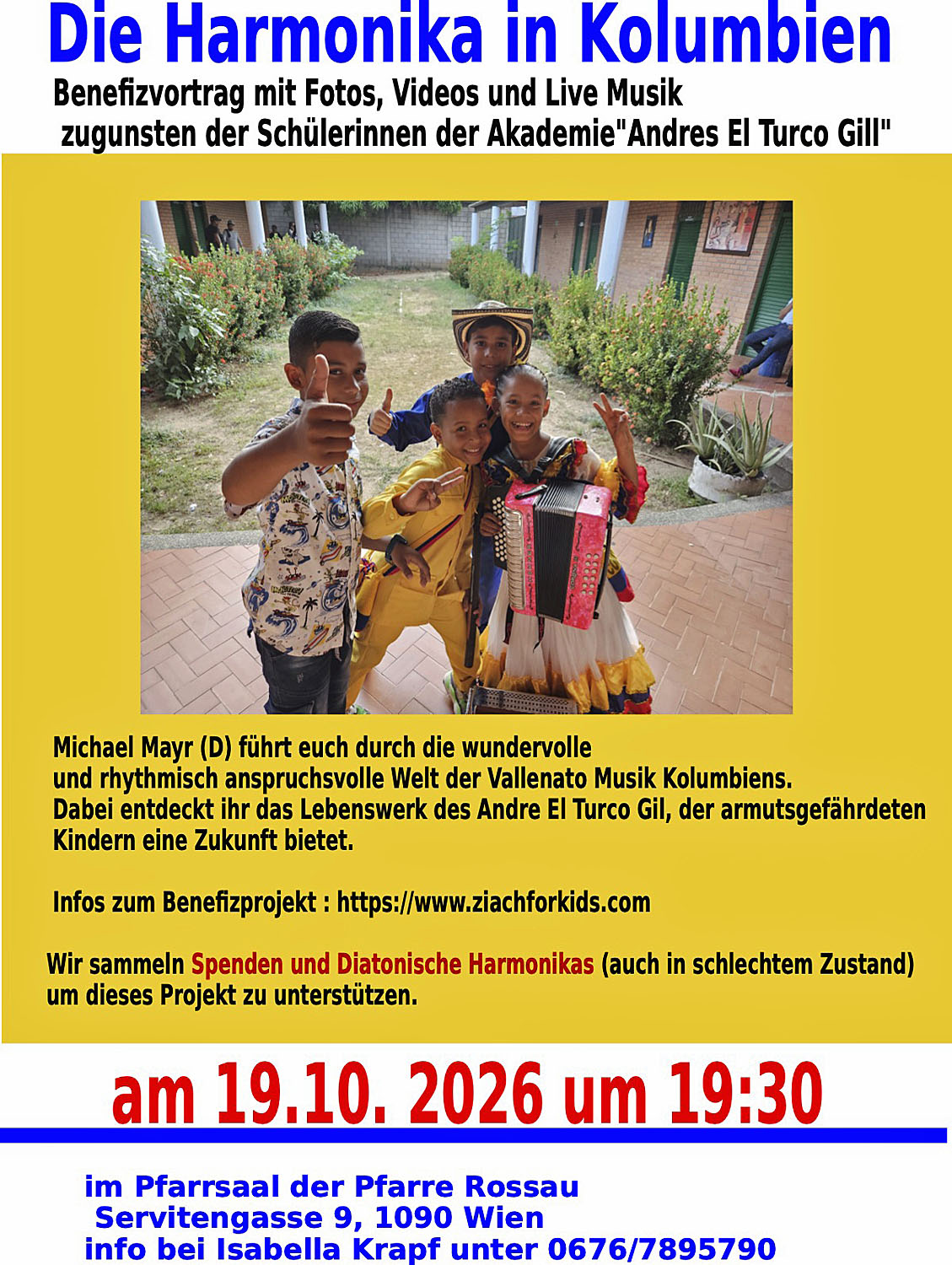Die Harmonika in Kolumbien / Isabella Krapf