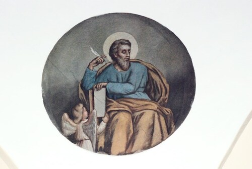 Apostel Matthäus mit einem Engel