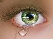 Tränendes Auge